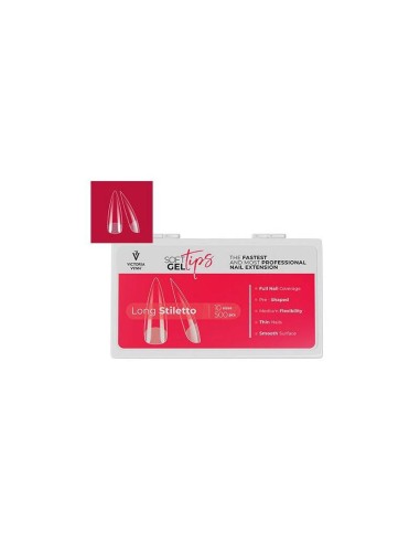 SOFT GEL TIPS STILETTO