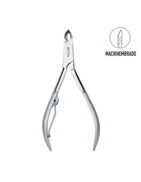 Alicate manicura pieles superpuesto inoxidable