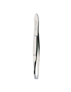 PINZA DEPILAR PUNTA CANGREJO NIQUELADA