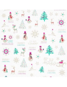 PEGATINA NAVIDAD FLUORESCENTE